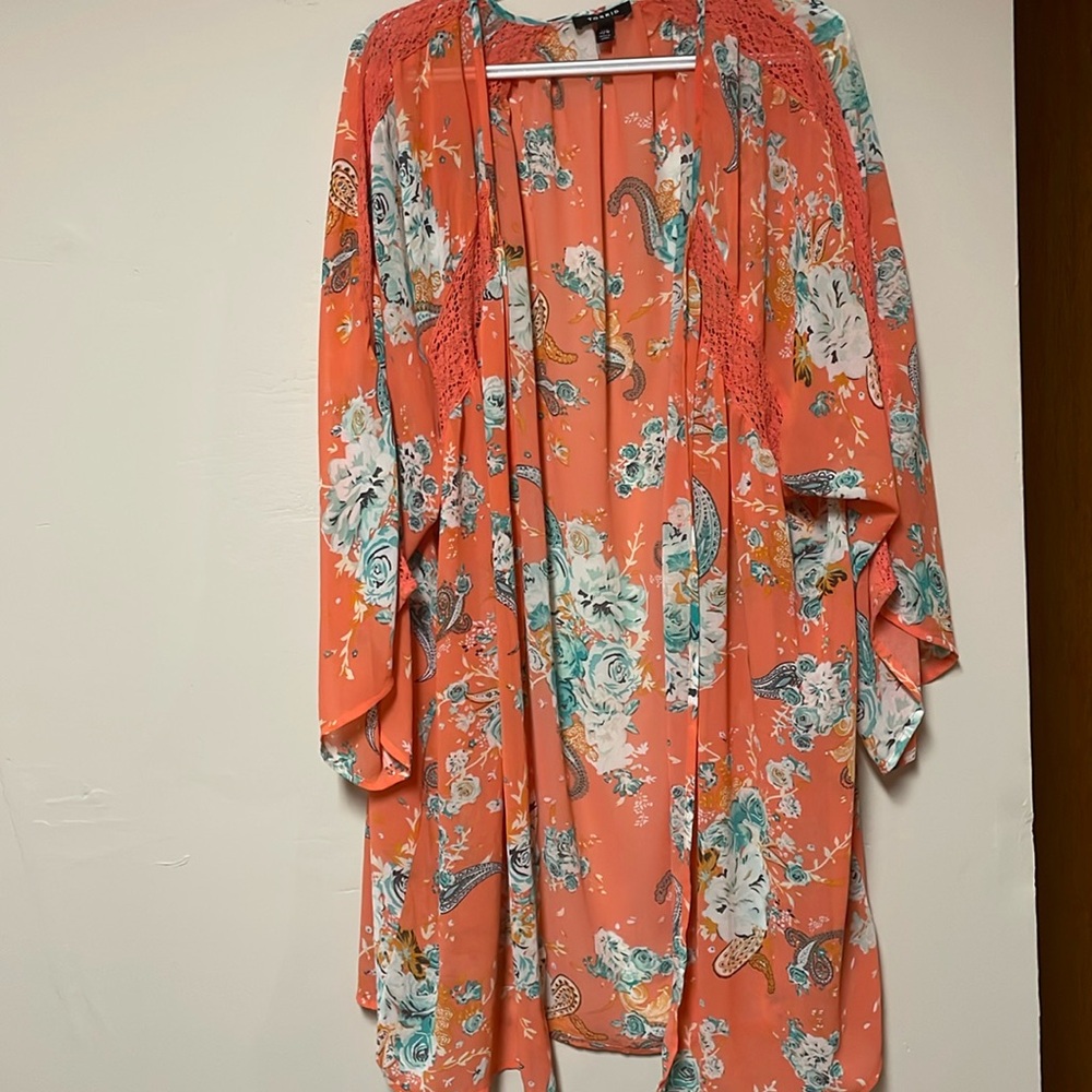 Torrid PlusSize 3/4 Kamino Cover Up